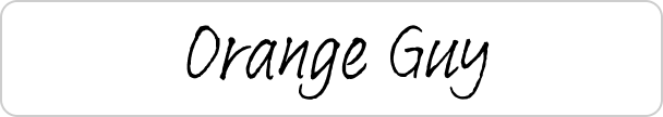 Example of handwriting styled typed font