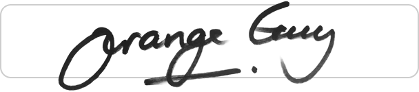 Example of an incorrect handwritten signature